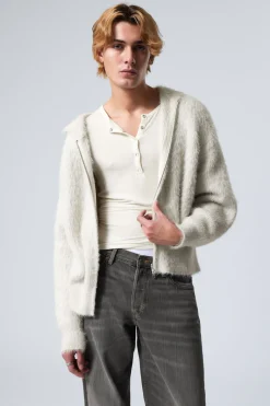 FLAUSCHIGER ZIP-HOODIE AUS STRICK IM BOXY-FIT|Weekday Store