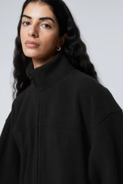 FLEECEJACKE MIT REISSVERSCHLUSS|Weekday Fashion