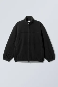 FLEECEJACKE MIT REISSVERSCHLUSS|Weekday Fashion