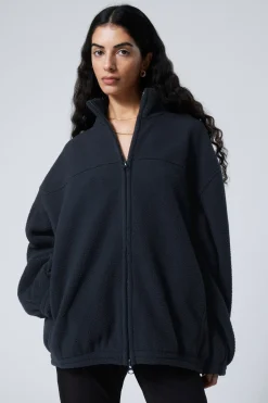 FLEECEJACKE MIT REISSVERSCHLUSS|Weekday Cheap