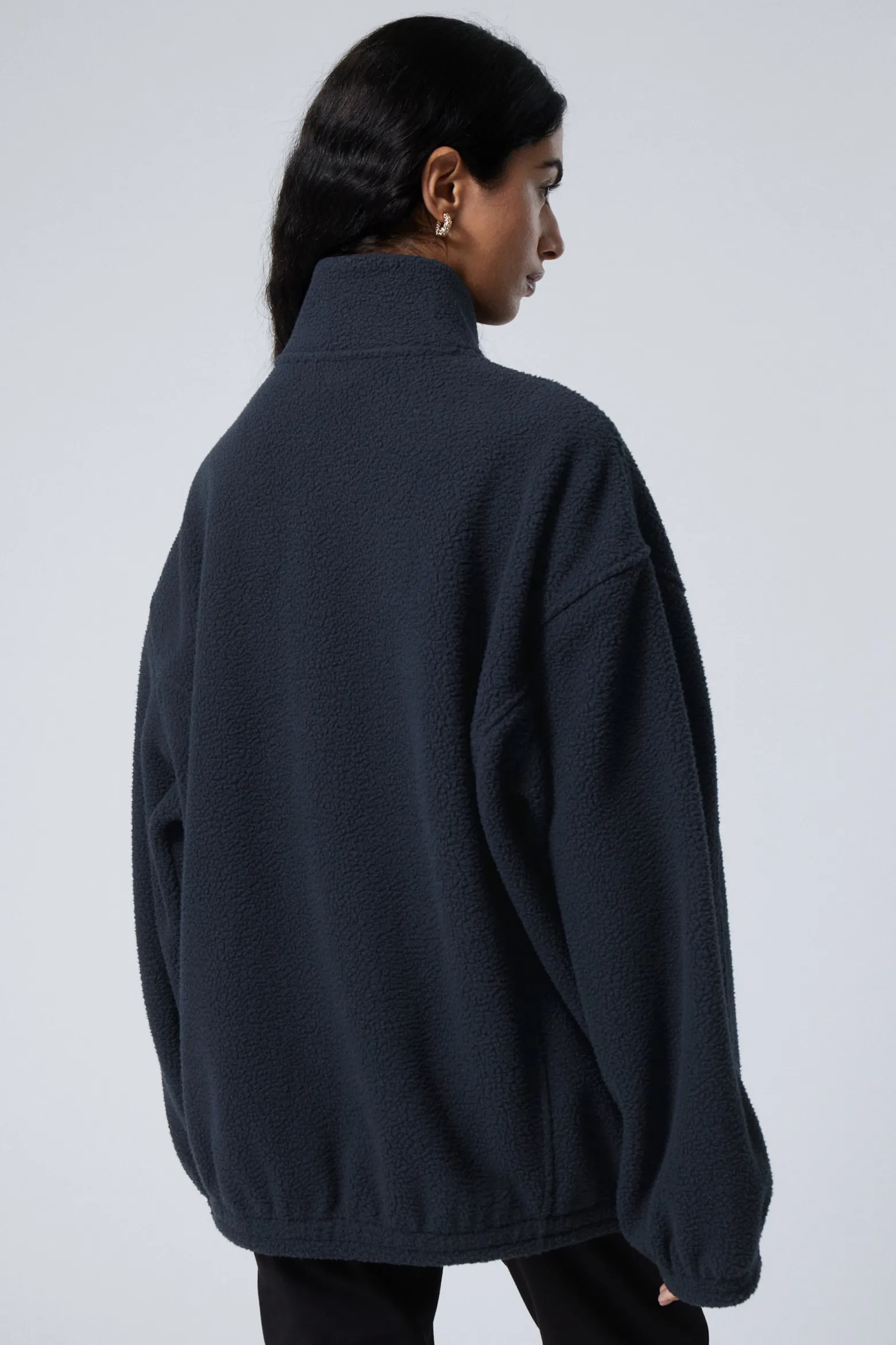 FLEECEJACKE MIT REISSVERSCHLUSS|Weekday Cheap