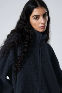 FLEECEJACKE MIT REISSVERSCHLUSS|Weekday Cheap