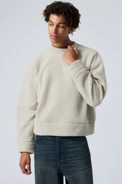 FLEECE-SWEATSHIRT|Weekday Online
