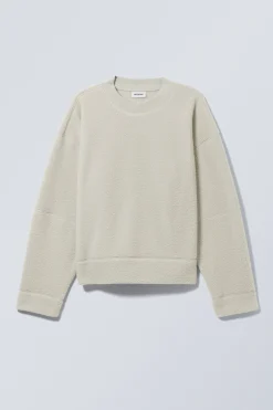 FLEECE-SWEATSHIRT|Weekday Online