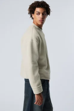FLEECE-SWEATSHIRT|Weekday Online