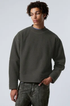 FLEECE-SWEATSHIRT|Weekday Outlet