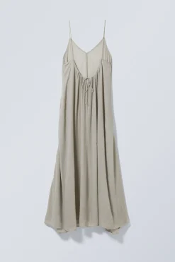 FLIESSENDES MAXIKLEID|Weekday Shop