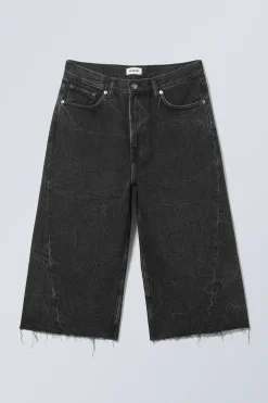 GALAXY – WEITE JEANSSHORTS MIT DREHNAHT|Weekday Best