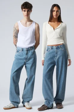 GALAXY LOOSE STRAIGHT LEG JEANS|Weekday Flash Sale