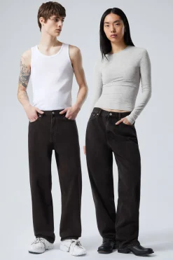 GALAXY LOOSE STRAIGHT LEG JEANS|Weekday Online