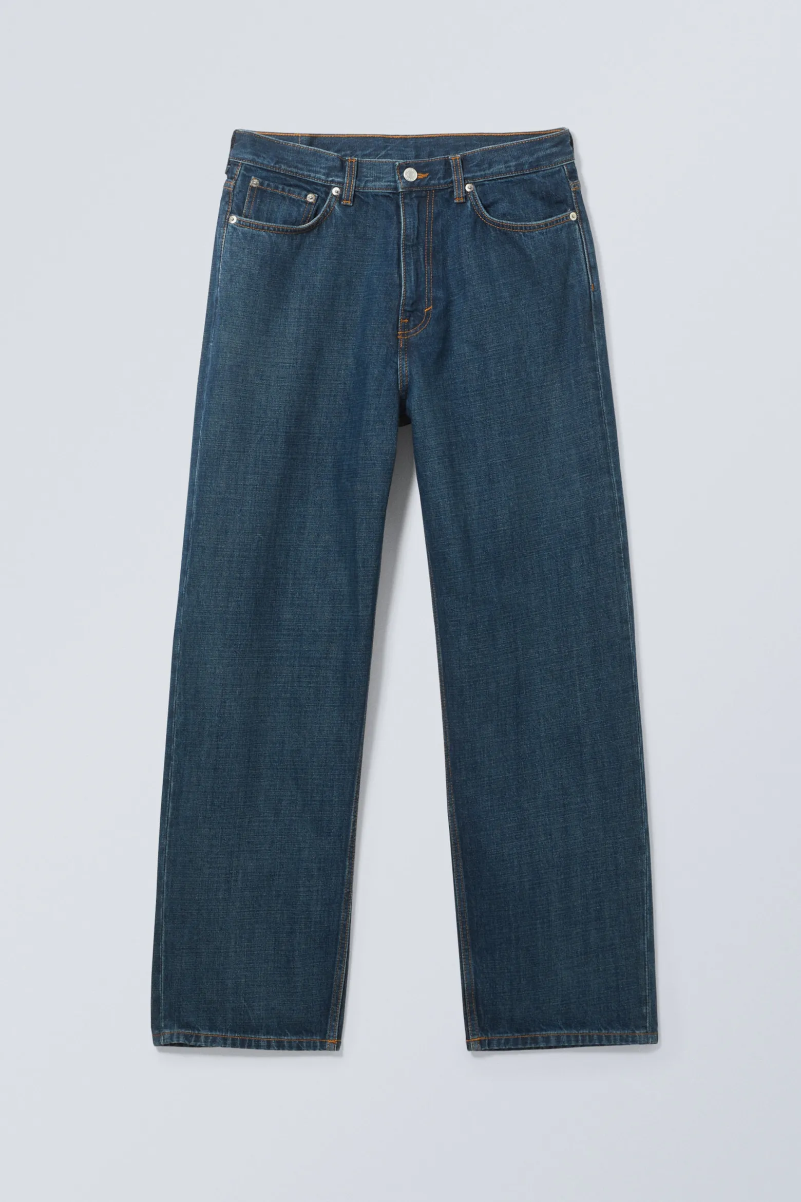 GALAXY LOOSE STRAIGHT LEG JEANS|Weekday Best Sale