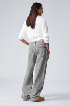 GALAXY LOOSE STRAIGHT LEG JEANS|Weekday Outlet
