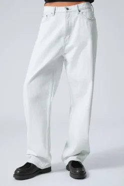GALAXY LOOSE STRAIGHT LEG JEANS|Weekday Cheap