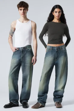 GALAXY LOOSE STRAIGHT LEG JEANS|Weekday New