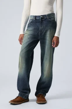 GALAXY LOOSE STRAIGHT LEG JEANS|Weekday New