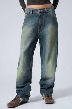 GALAXY LOOSE STRAIGHT LEG JEANS|Weekday New