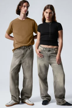 GALAXY LOOSE STRAIGHT LEG JEANS|Weekday Store