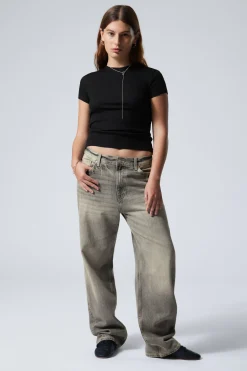 GALAXY LOOSE STRAIGHT LEG JEANS|Weekday Store