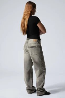 GALAXY LOOSE STRAIGHT LEG JEANS|Weekday Store