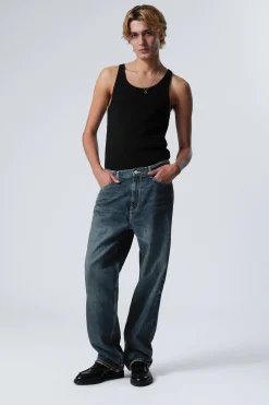 GALAXY LOOSE STRAIGHT LEG JEANS|Weekday Sale