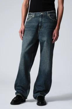 GALAXY LOOSE STRAIGHT LEG JEANS|Weekday Sale