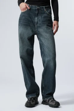 GALAXY LOOSE STRAIGHT LEG JEANS|Weekday Sale