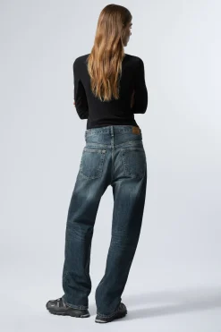 GALAXY LOOSE STRAIGHT LEG JEANS|Weekday Sale