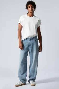 GALAXY LOOSE STRAIGHT LEG JEANS|Weekday Best Sale