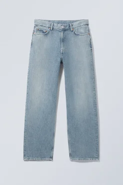 GALAXY LOOSE STRAIGHT LEG JEANS|Weekday Best Sale