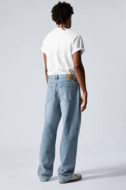 GALAXY LOOSE STRAIGHT LEG JEANS|Weekday Best Sale