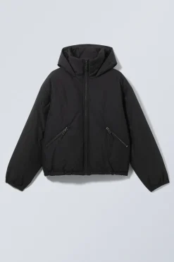 GEFÜTTERTE DAUNENJACKE MIT KAPUZE|Weekday Outlet
