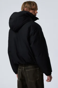 GEFÜTTERTE DAUNENJACKE MIT KAPUZE|Weekday Outlet