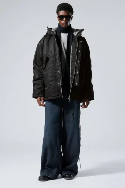 GEFÜTTERTE PARKA-JACKE AUS NYLON|Weekday Cheap
