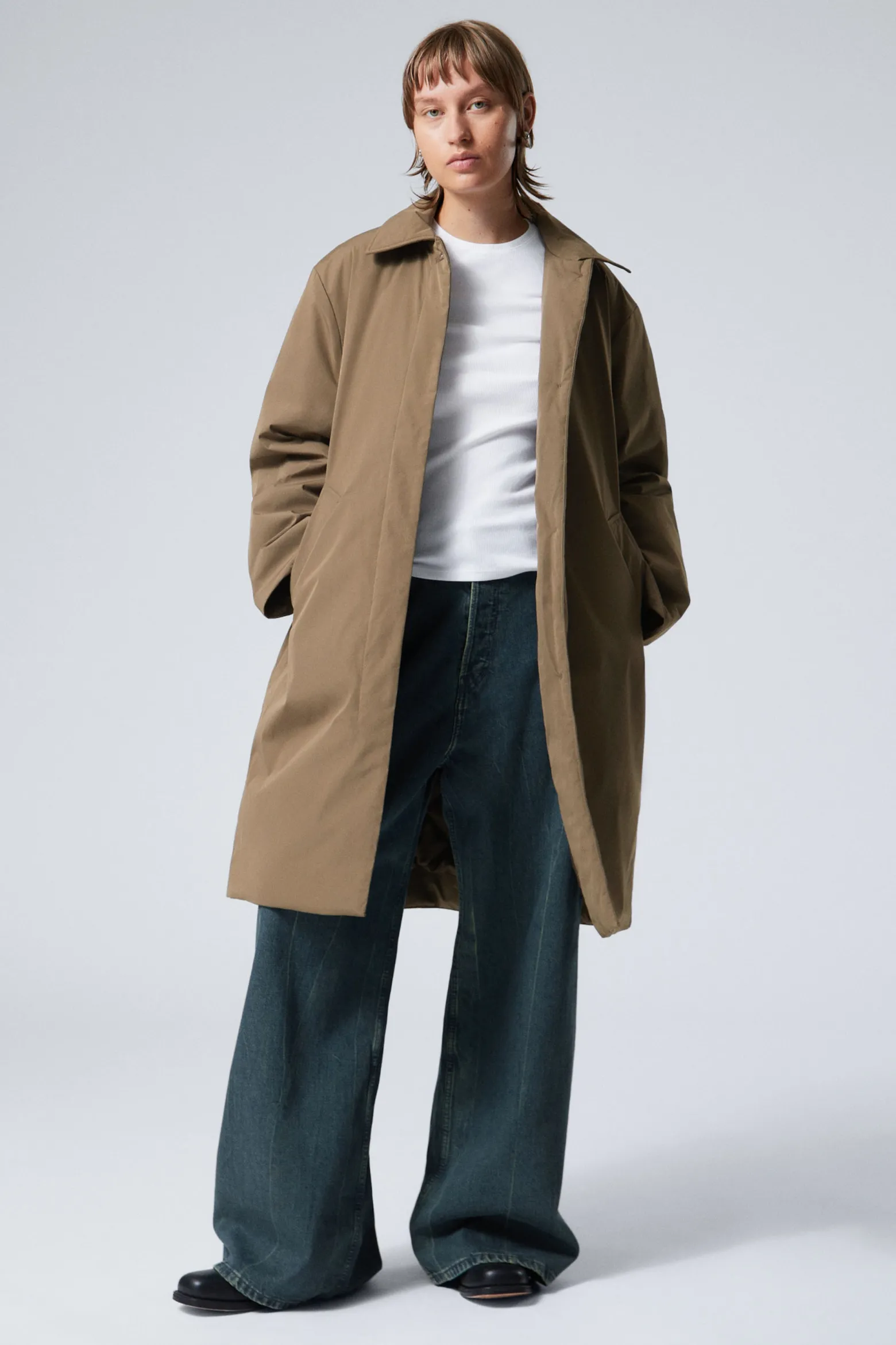 GEFÜTTERTER CAR COAT IN OVERSIZED-PASSFORM|Weekday Cheap