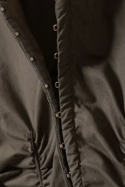 GERAFFTES POPELINE-HEMD MIT V-AUSSCHNITT|Weekday Fashion