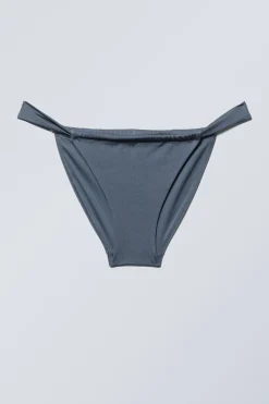 GERÜSCHTER BIKINISLIP MIT NIEDRIGER TAILLE|Weekday Best Sale