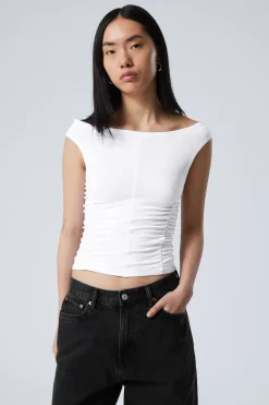 GERÜSCHTES, SCHULTERFREIES TOP|Weekday Best Sale