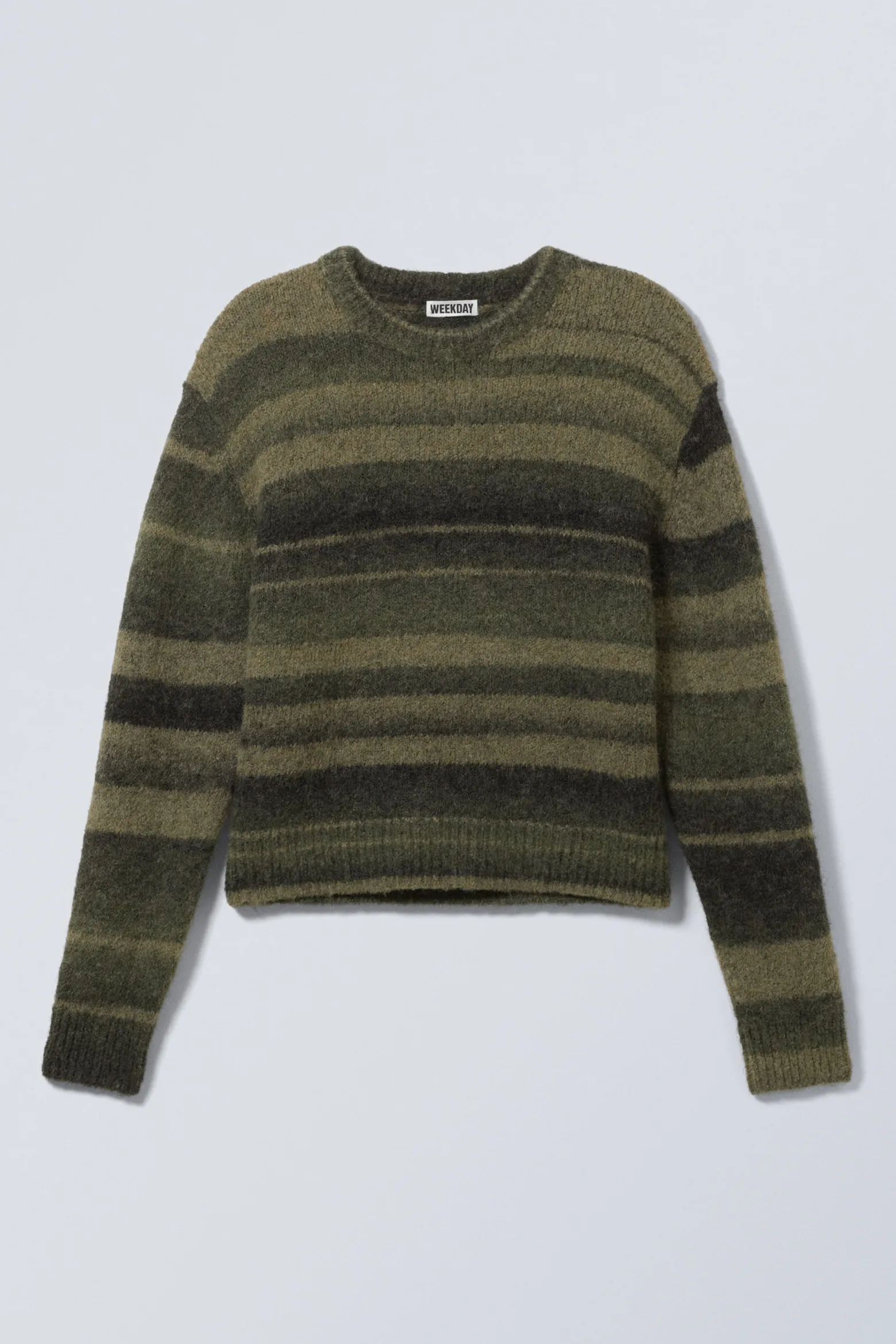 GESTREIFTER PULLOVER MIT NORMALER PASSFORM|Weekday Outlet