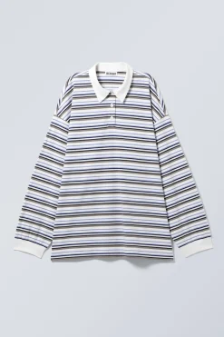 GESTREIFTES OVERSIZED-POLOSHIRT|Weekday Store