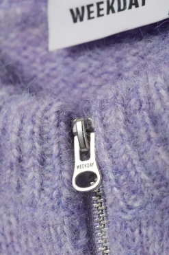 GESTRICKTER ZIP-CARDIGAN MIT SCHMALER PASSFORM|Weekday Clearance