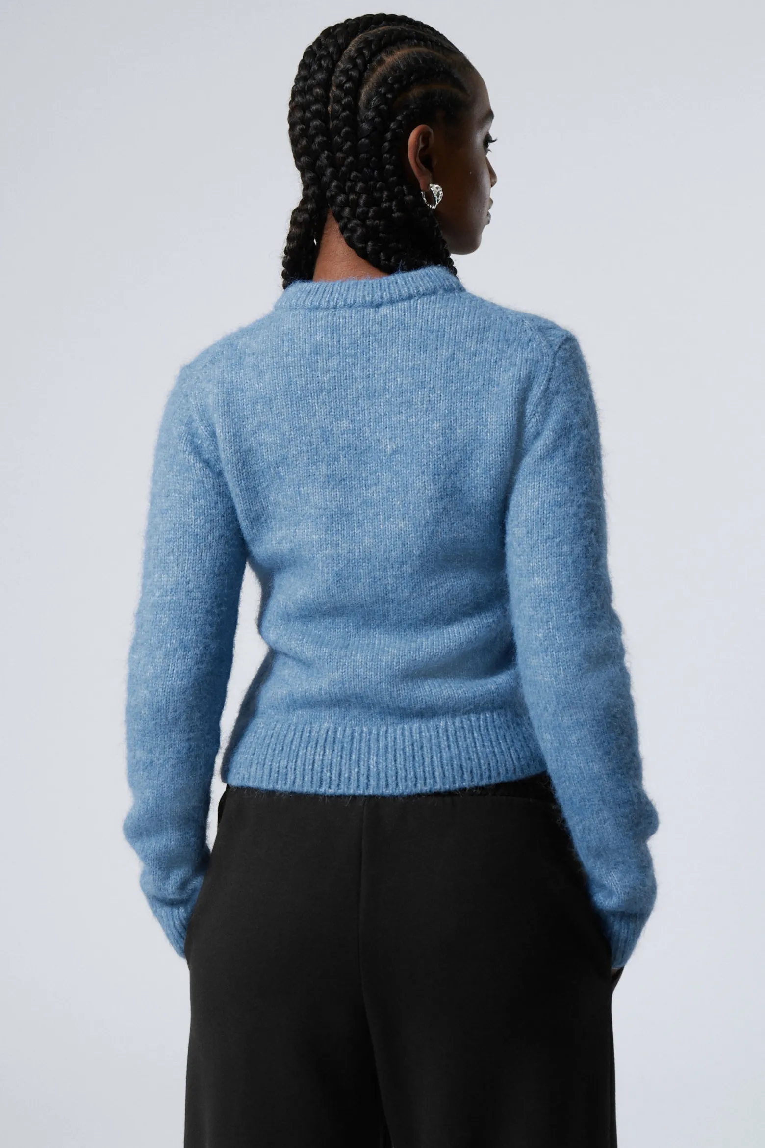GESTRICKTER ZIP-CARDIGAN MIT SCHMALER PASSFORM|Weekday Best