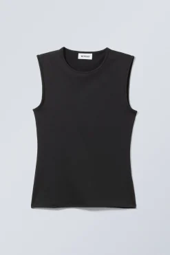 GLATTES, ENG ANLIEGENDES TANKTOP|Weekday Online