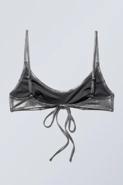 GLITZER-BIKINIOBERTEIL|Weekday Online