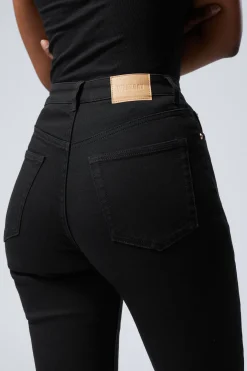 GLOW CURVE HIGH WAISTED REGULAR FLARED LEG JEANS|Weekday Best Sale