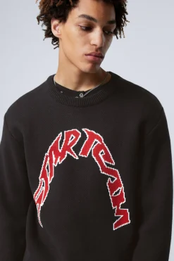 GRAFISCHER JACQUARD-STRICKPULLOVER|Weekday Best