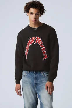 GRAFISCHER JACQUARD-STRICKPULLOVER|Weekday Best