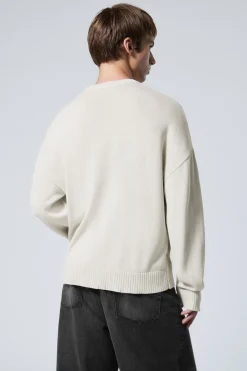 GRAPHIC SWEATER IN OVERSIZED-PASSFORM|Weekday Hot