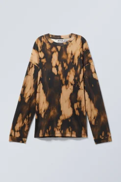GRAPHIC-LONGSLEEVE MIT LOCKERER PASSFORM|Weekday Clearance