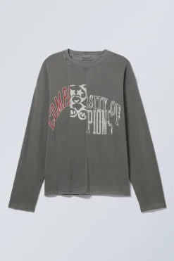 GROSSARTIGES GRAPHIC-LONGSLEEVE IM BOXY-FIT|Weekday Sale