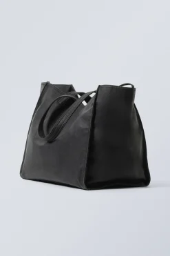 GROSSE TRAGETASCHE AUS KUNSTLEDER|Weekday Discount